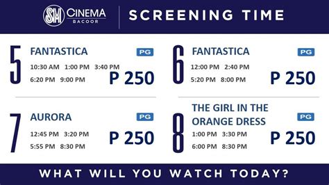 sm bacoor cinema ticket price today